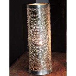 Morrocan style silver brass lamp - Madame Framboise