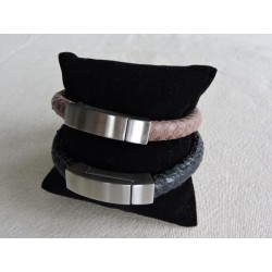 Bracelet en cuir "Ethic" - Madame Framboise