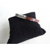 Bracelet homme en cuir de veau marron - Madame Framboise