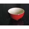 Cherry lacquered bamboo bowl - Madame Framboise