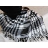 Foulard en pointe marocain noir et blanc - Madame Framboise