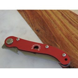 Red pocket knife Laguiole "Le Baroudeur" - Madame Framboise