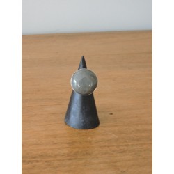 Bague en céramique grise - Madame Framboise