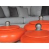 Orange tadelakt decorative object - Madame Framboise