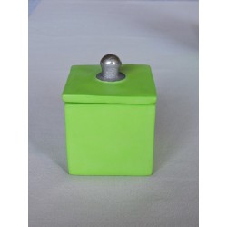 Green tadelakt box - Madame Framboise