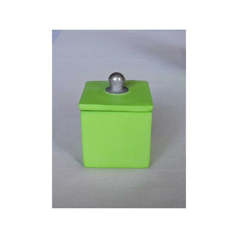 Green tadelakt box - Madame Framboise