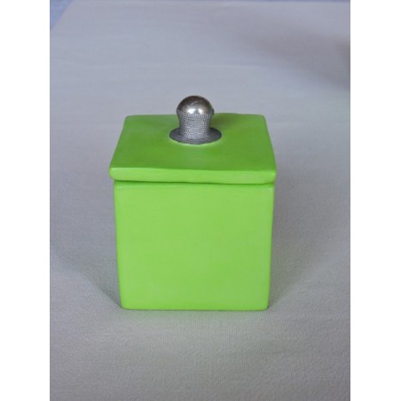 Green tadelakt box - Madame Framboise