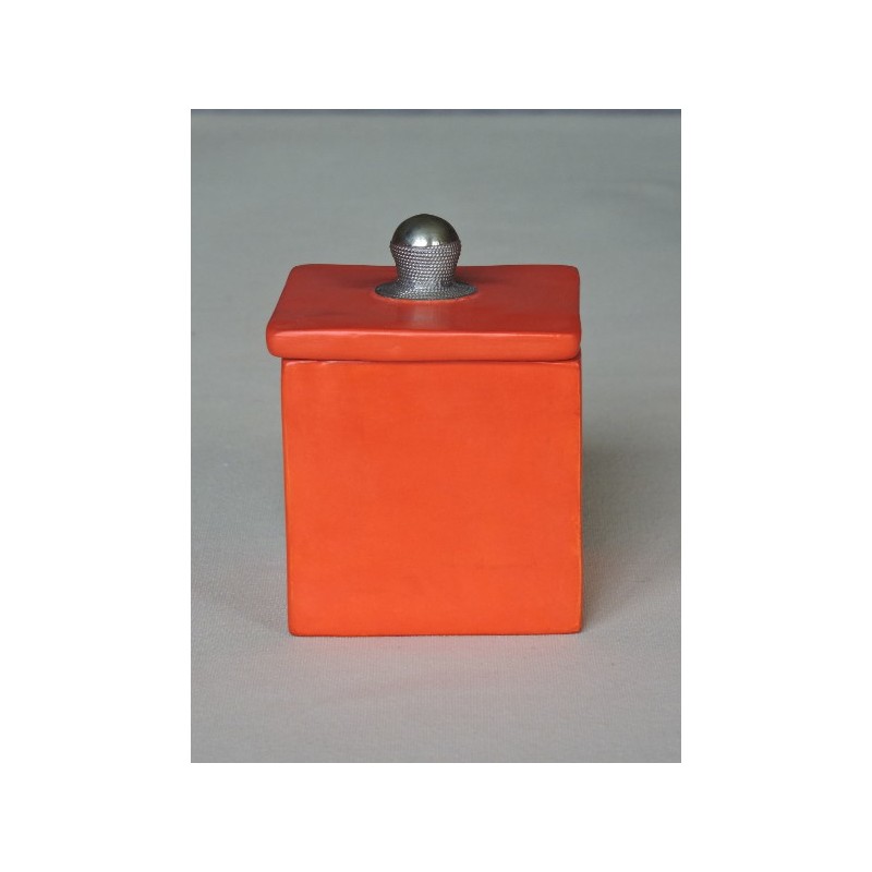Orange tadelakt box - Madame Framboise