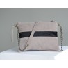 Taupe-gray crust pouch - Madame Framboise