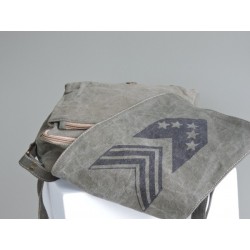 recycled military canvas pouch - Madame Framboise