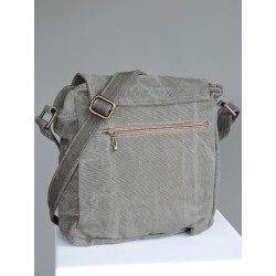 "Baise en ville" bag - recycled canvas - Madame Framboise