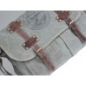 Satchel - recycled military canvas - Madame Framboise