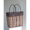 Vetiver shopping basket - lined interior - Madame Framboise