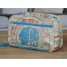 Travel case - recycled cement bags - Madame Framboise
