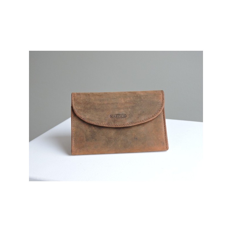 Leather wallet Kaszer - Madame Framboise