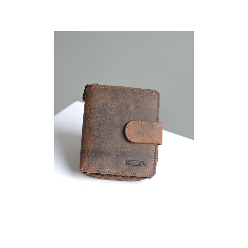 Leather card holder Kaszer - Madame Framboise