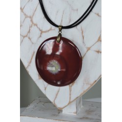   Burgundy color choker - Madame Framboise