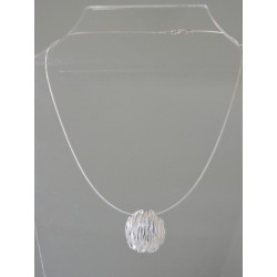 Pendentif en argent massif - Madame Framboise