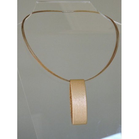  Elegant gold metal necklace - Madame Framboise