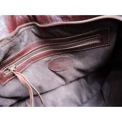 Brown leather bag - Madame Framboise