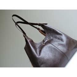 Leather shopper - Madame Framboise