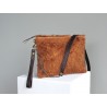  Leather pouch and calfskin strap with - Madame Framboise