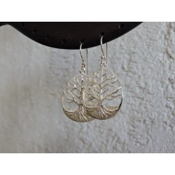 Fine silver earrings - Tree1- Madame Framboise