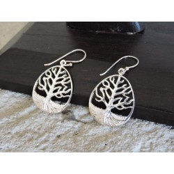 Fine silver earrings - Madame Framboise