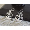 Boucles d'oreilles argent massif - Madame Framboise