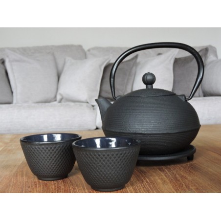 Gray teapot in cast iron - Madame Framboise Gray teapot in cast iron - Madame Framboise
