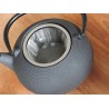 Gray cast iron teapot - stainless steel filter - Madame Framboise