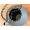 Gray cast iron teapot - enamelled interior - Madame Framboise