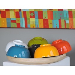 Colorful bamboo bowl - Madame Framboise