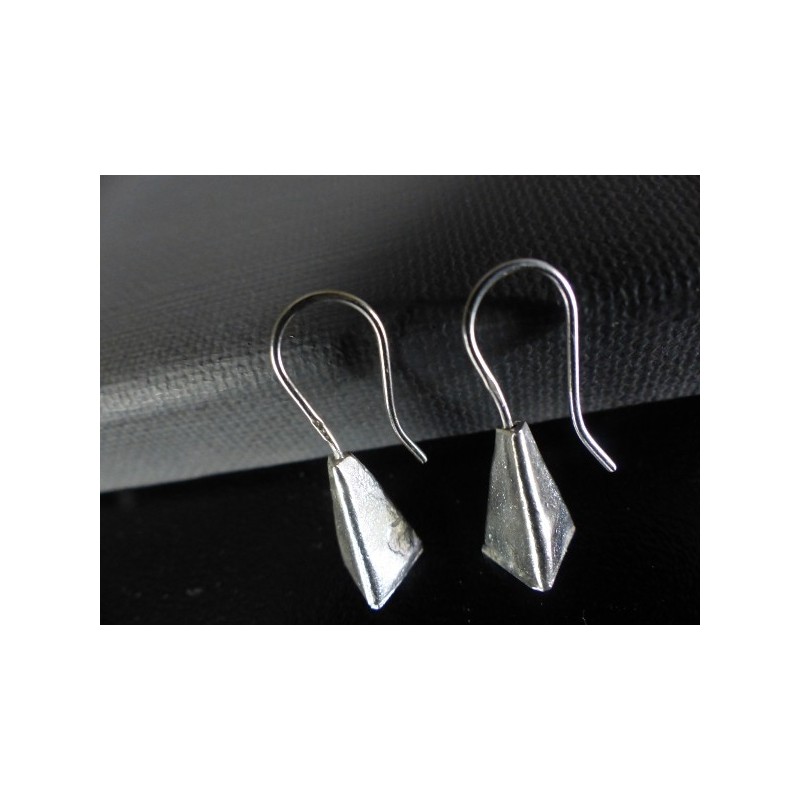 Boucles d'oreilles argent massif - Madame Framboise