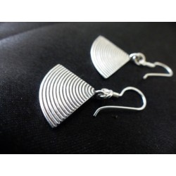 Boucles d'oreilles argent massif - Madame Framboise