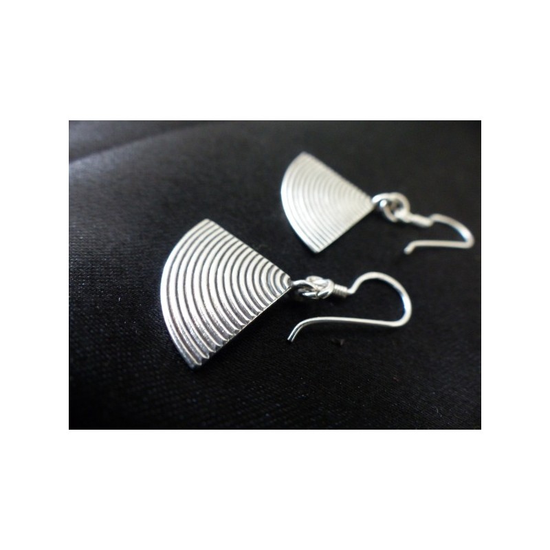 Fine silver earrings - Madame Framboise