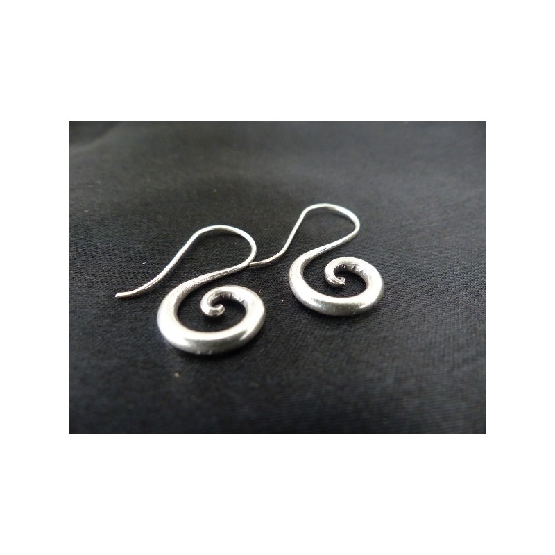 Boucles d'oreilles argent massif - Madame Framboise