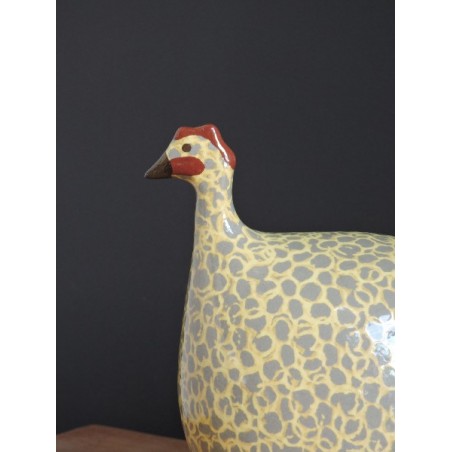 Lussan guinea fowl - Gray and yellow - Madame Framboise