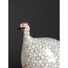 Lussan guinea fowl - White and gray - Madame Framboise