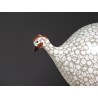 Lussan Ceramic Guinea Fowl - White and Gray - Madame Framboise