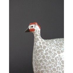 Lussan guinea fowl - Gray and white - Madame Framboise