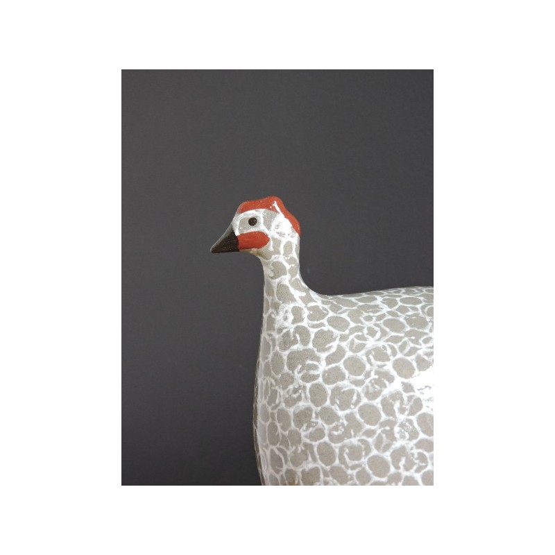 Lussan guinea fowl - Gray and white - Madame Framboise