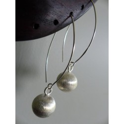 Boucles d'oreilles en argent - Madame Framboise