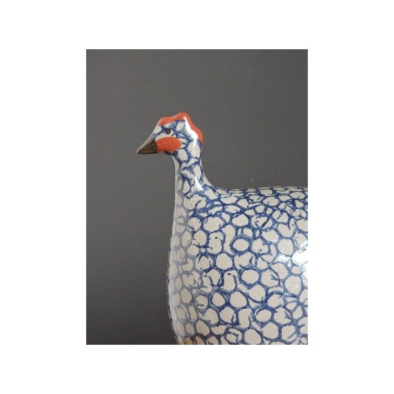 Lussan guinea fowl -  Gray and blue - Madame Framboise