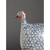 Lussan guinea fowl -  Gray and blue - Madame Framboise