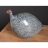 Lussan Ceramic Guinea Fowl - Gray and Blue - Madame Framboise