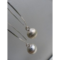 Boucles d'oreilles argent massif - Madame Framboise