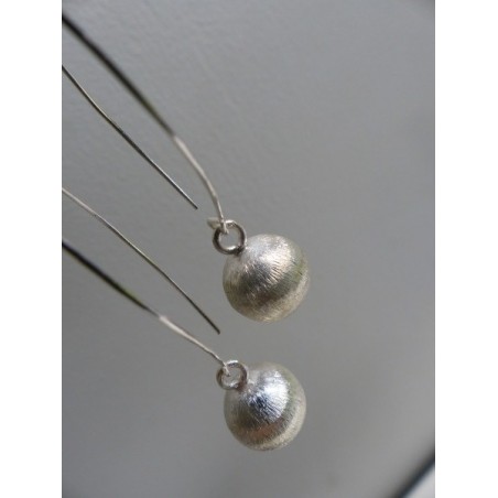 Boucles d'oreilles argent massif - Madame Framboise