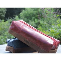 KASZER red leather pencil case - Madame Framboise