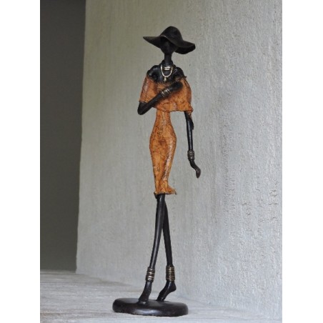 Grande statuette africaine "Mannequin 4" | Madame Framboise